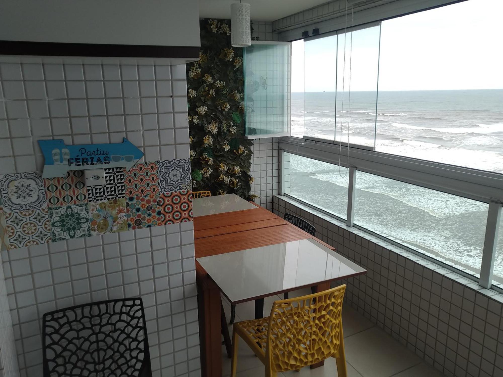 Apartamento Frente Mar Pe Na Areia Praia Grande  Exterior photo